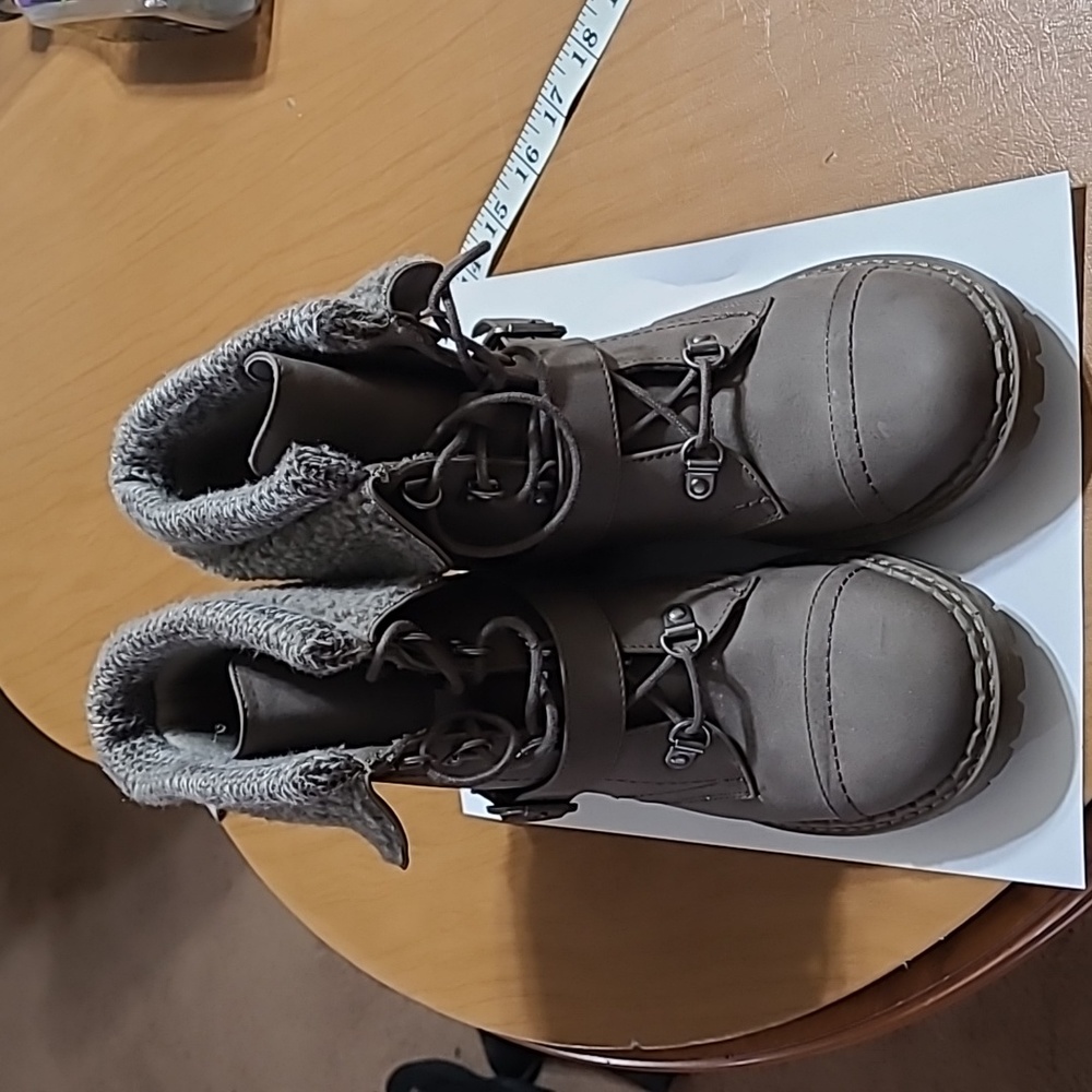 Gray Boots